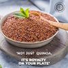 Pride Of India - Natural Red Royal Quinoa - 100% Bolivian Superior Grade Protein Rich Whole Grain