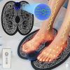 USB Rechargeable Foot Massager Mat - Relax and Rejuvenate Your Feet with Leg Circulation and Massage - Perfect Gift for Parents, Wife, and Husband